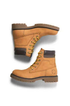 Botas sintéticas con cordones