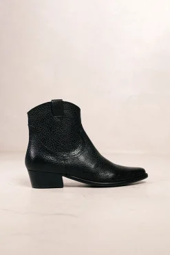 Botines cowboy de piel Calíope Vintage