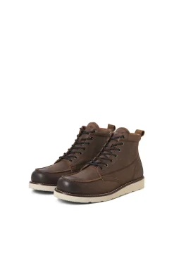 Botines de piel suela goma