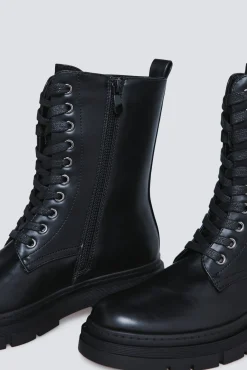 Botines militares cordones