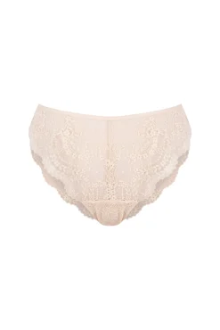 Braga clásica encaje nude