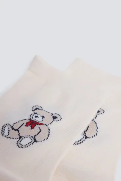 Calcetín largo oso