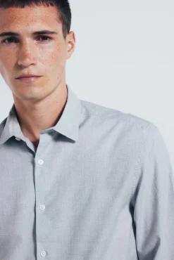Camisa algodón fil a fil