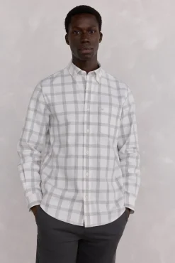 Camisa Brushed Oxford cuadros