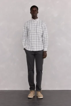 Camisa Brushed Oxford cuadros