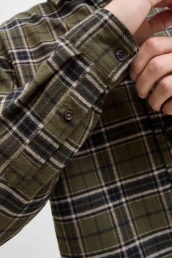 Camisa básica cuadros