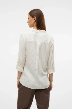 Camisa básica de manga larga