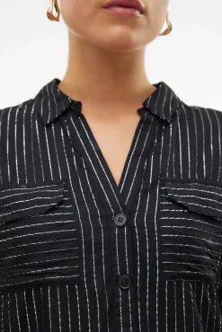 Camisa básica de manga larga