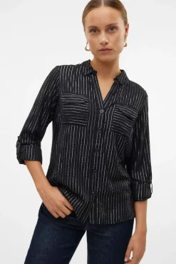 Camisa básica de manga larga