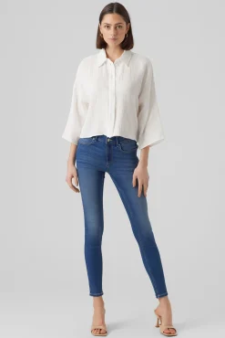 Camisa cropped fluida