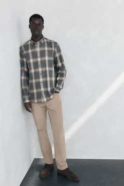 Camisa cuadros Tencel