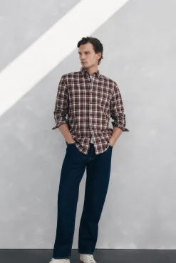 Camisa cuadros Tencel