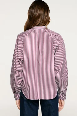 Camisa cuello mao 100% algodón orgánico.