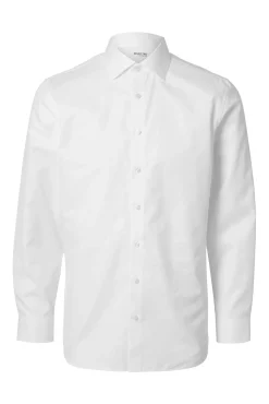 Camisa de manga larga de vestir 100% algodón