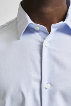 Camisa de manga larga de vestir 100% algodón regular fit