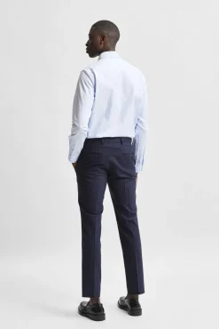 Camisa de manga larga de vestir 100% algodón regular fit