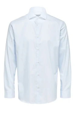 Camisa de manga larga de vestir 100% algodón