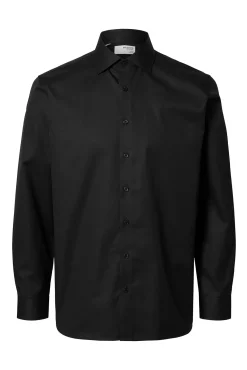 Camisa de manga larga de vestir 100% algodón