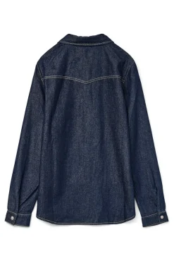 Camisa denim con bolsillos en el pecho