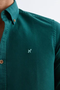 Camisa Garment Dyed Estructura