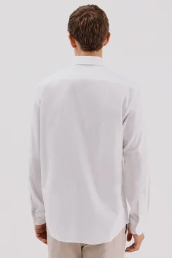 Camisa lisa algodón tencel