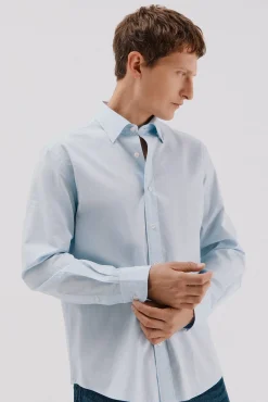 Camisa lisa algodón tencel