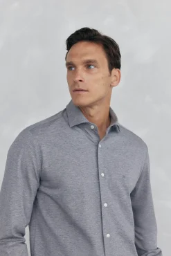 Camisa lisa de punto