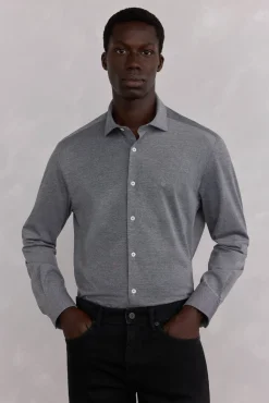 Camisa lisa de punto
