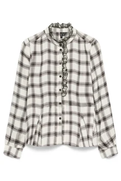 Camisa manga larga cuello Perkins
