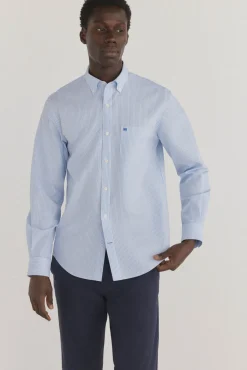 Camisa non iron + antimanchas rayas
