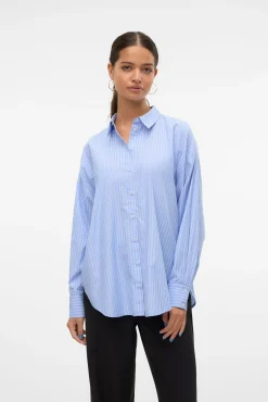 Camisa oversize de manga larga