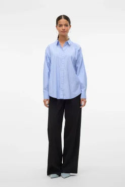 Camisa oversize de manga larga