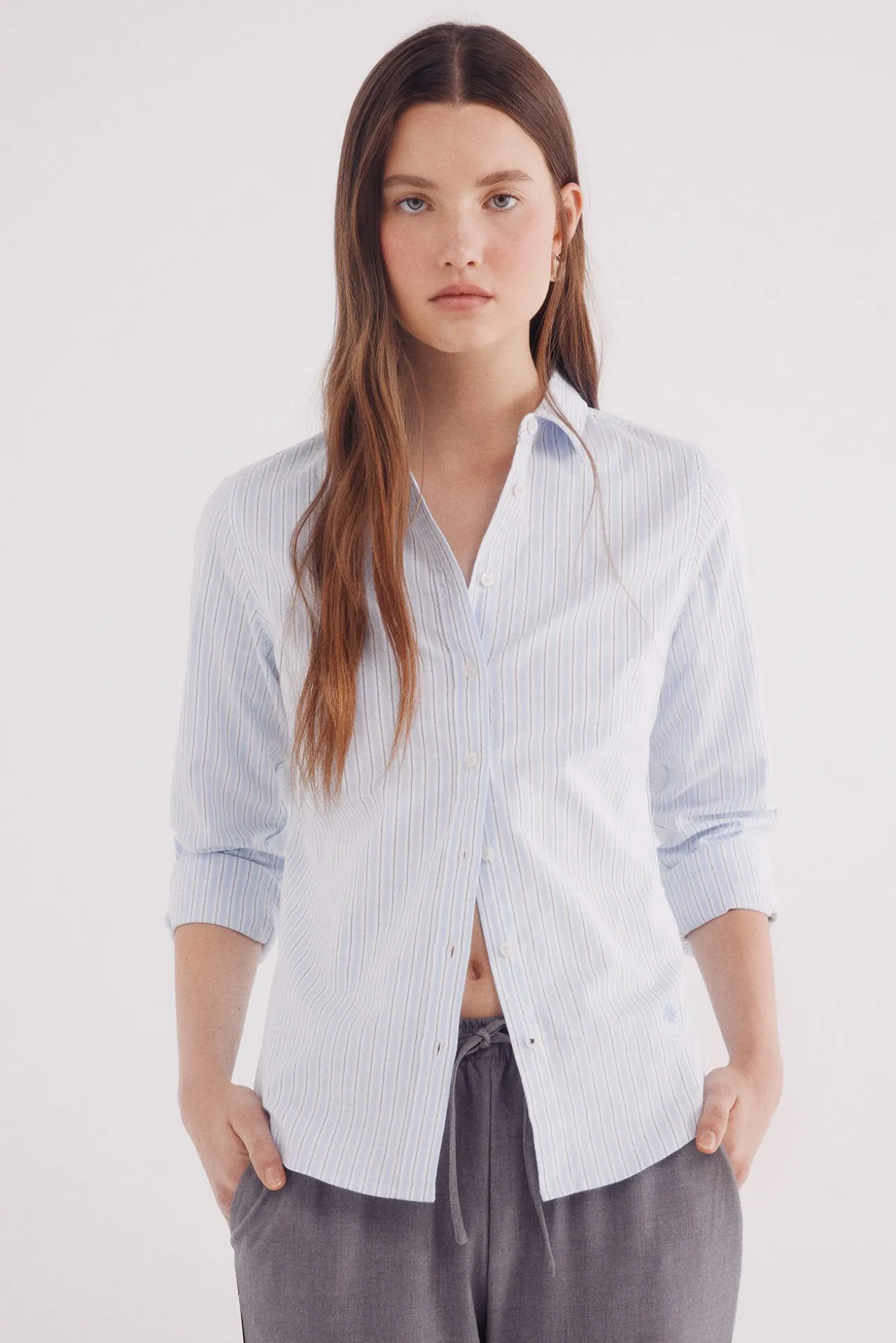 Camisa Oxford algodón