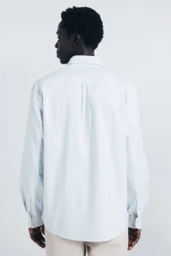 Camisa oxford ligero rayas
