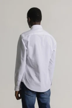 Camisa oxford slim fit