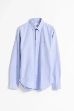 Camisa oxford slim fit algodón