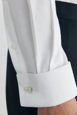 Camisa puño gemelos non iron + antimanchas