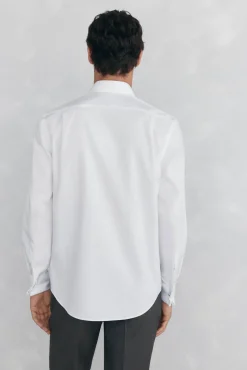 Camisa puño gemelos non iron + antimanchas