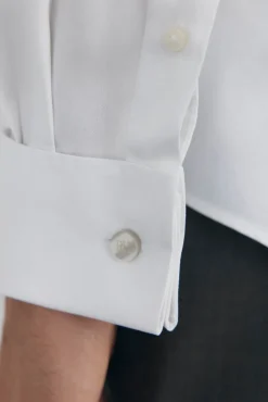 Camisa puño gemelos non iron + antimanchas