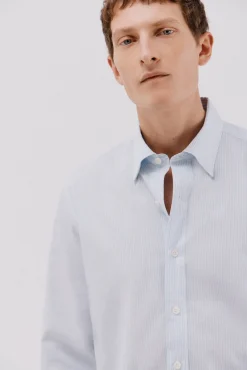 Camisa rayas algodón tencel