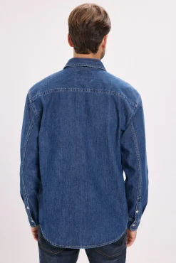 Camisa regular fit denim