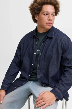 Camisa regular fit denim PLUS