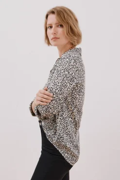Camisa satinada