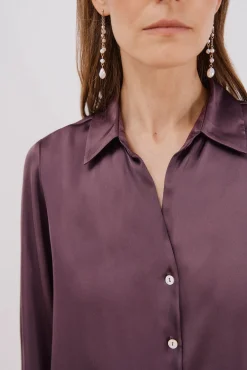 Camisa satinada