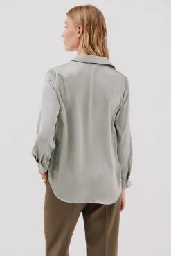 Camisa satinada