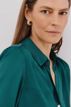 Camisa satinada