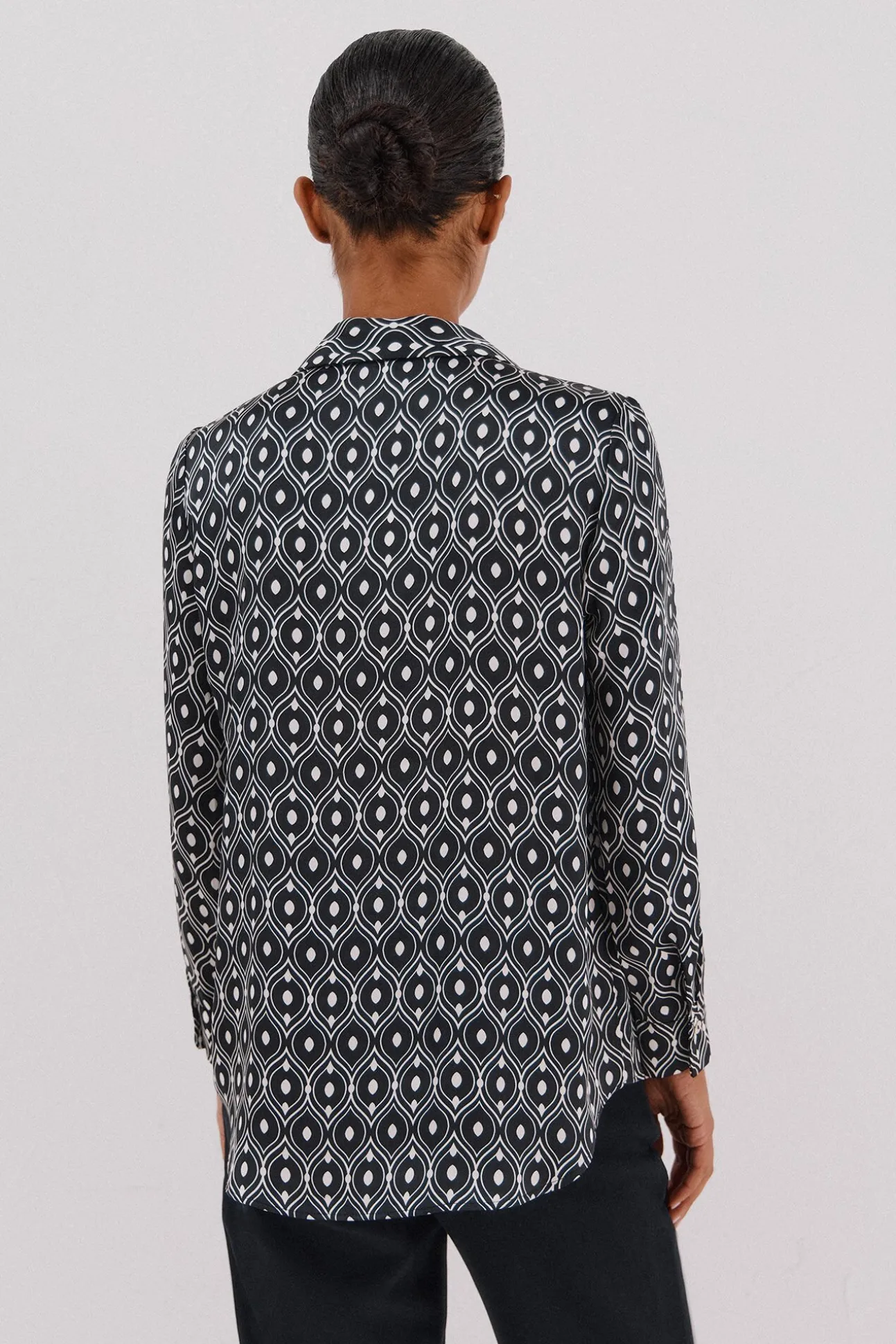 Camisa satinada