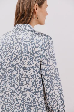 Camisa satinada
