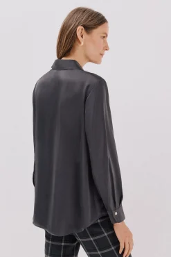 Camisa satinada