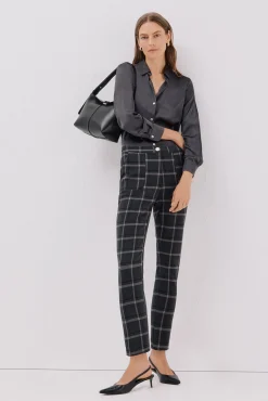 Camisa satinada